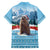 Switzerland Christmas Marmot Family Matching Long Sleeve Bodycon Dress and Hawaiian Shirt Joyeux Noel - Wonder Print Shop