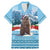 Switzerland Christmas Marmot Family Matching Mermaid Dress and Hawaiian Shirt Joyeux Noel - Wonder Print Shop