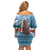 Switzerland Christmas Marmot Family Matching Off Shoulder Short Dress and Hawaiian Shirt Joyeux Noel - Wonder Print Shop