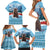 Switzerland Christmas Marmot Family Matching Short Sleeve Bodycon Dress and Hawaiian Shirt Joyeux Noel - Wonder Print Shop