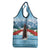 Switzerland Christmas Marmot Grocery Bag Joyeux Noel