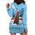 Switzerland Christmas Marmot Hoodie Dress Joyeux Noel - Wonder Print Shop