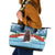 Switzerland Christmas Marmot Leather Tote Bag Joyeux Noel - Wonder Print Shop