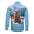 Switzerland Christmas Marmot Long Sleeve Button Shirt Joyeux Noel - Wonder Print Shop