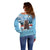 Switzerland Christmas Marmot Off Shoulder Sweater Joyeux Noel - Wonder Print Shop