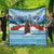 Switzerland Christmas Marmot Quilt Joyeux Noel