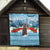 Switzerland Christmas Marmot Quilt Joyeux Noel