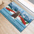 Switzerland Christmas Marmot Rubber Doormat Joyeux Noel