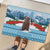 Switzerland Christmas Marmot Rubber Doormat Joyeux Noel