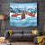 Switzerland Christmas Marmot Tapestry Joyeux Noel - Wonder Print Shop