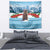 Switzerland Christmas Marmot Tapestry Joyeux Noel - Wonder Print Shop