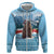 Switzerland Christmas Marmot Zip Hoodie Joyeux Noel