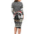 Switzerland Christmas Bernese Mountain Dog Long Sleeve Bodycon Dress Joyeux Noel - Wonder Print Shop