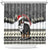 Switzerland Christmas Bernese Mountain Dog Shower Curtain Joyeux Noel