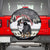 Switzerland Christmas Bernese Mountain Dog Spare Tire Cover Joyeux Noel