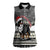 Switzerland Christmas Bernese Mountain Dog Women Sleeveless Polo Shirt Joyeux Noel