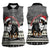 Switzerland Christmas Bernese Mountain Dog Women Sleeveless Polo Shirt Joyeux Noel