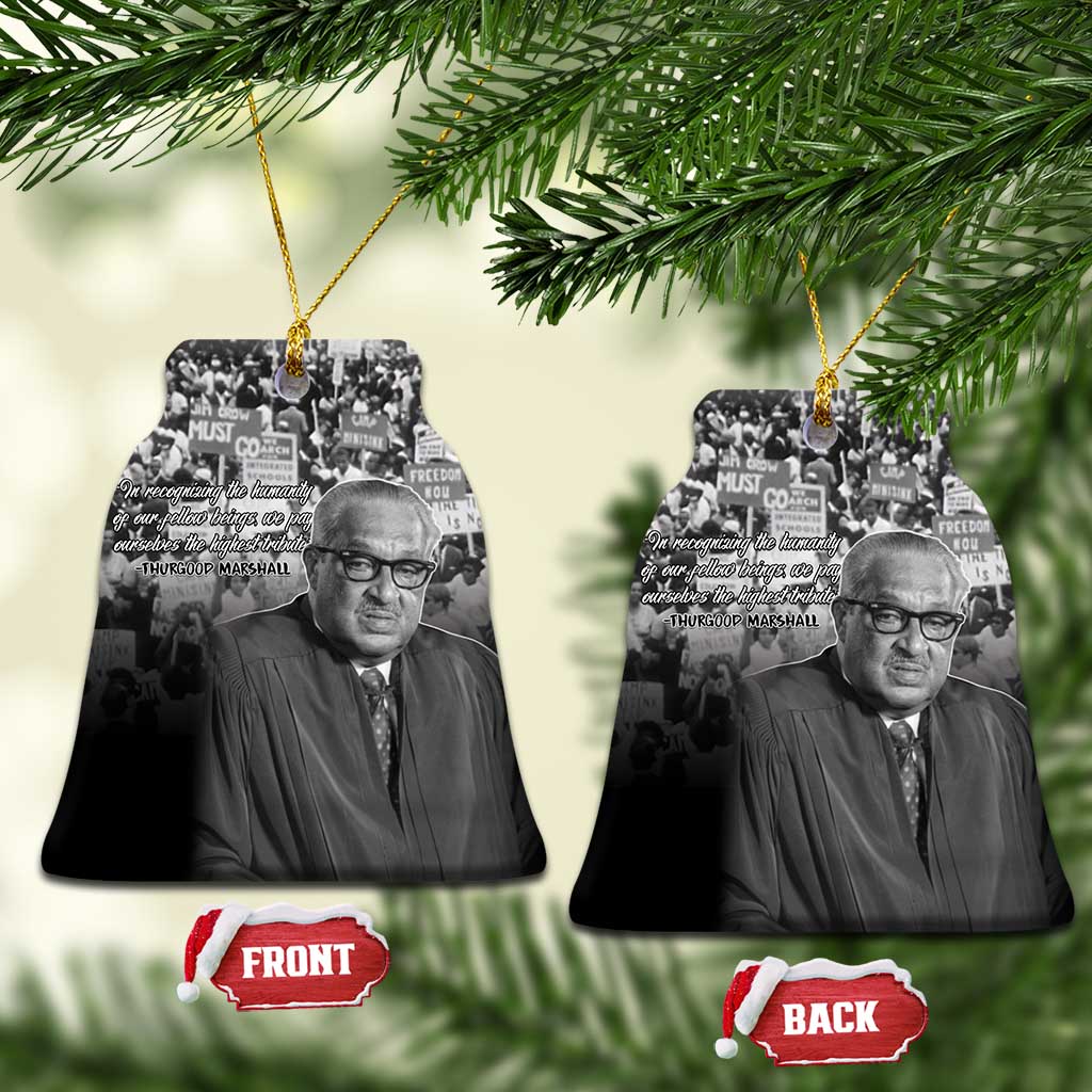 Civil Rights Leaders Bridge to Equality Ceramic Ornament Thurgood Marshall - Wonder Print Shop