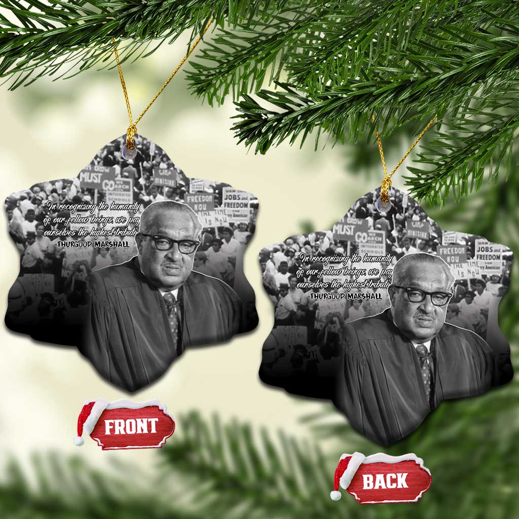 Civil Rights Leaders Bridge to Equality Ceramic Ornament Thurgood Marshall - Wonder Print Shop
