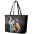 Happy MLK Day Leather Tote Bag I Have A Dream - His Dream Still - Wonder Print Shop