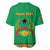 Personalised Guinea Bissau Baseball Jersey Dashiki Pattern - Wonder Print Shop