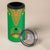 Personalised Guinea Bissau 4 in 1 Can Cooler Tumbler Dashiki Pattern - Wonder Print Shop