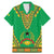 Personalised Guinea Bissau Family Matching Mermaid Dress and Hawaiian Shirt Dashiki Pattern - Wonder Print Shop