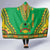 Personalised Guinea Bissau Hooded Blanket Dashiki Pattern