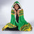 Personalised Guinea Bissau Hooded Blanket Dashiki Pattern