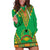 Personalised Guinea Bissau Hoodie Dress Dashiki Pattern - Wonder Print Shop