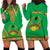 Personalised Guinea Bissau Hoodie Dress Dashiki Pattern - Wonder Print Shop