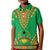 Personalised Guinea Bissau Kid Polo Shirt Dashiki Pattern - Wonder Print Shop