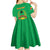 Personalised Guinea Bissau Kid Short Sleeve Dress Dashiki Pattern - Wonder Print Shop