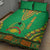 Personalised Guinea Bissau Quilt Bed Set Dashiki Pattern - Wonder Print Shop