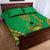 Personalised Guinea Bissau Quilt Bed Set Dashiki Pattern - Wonder Print Shop