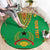 Personalised Guinea Bissau Round Carpet Dashiki Pattern