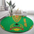 Personalised Guinea Bissau Round Carpet Dashiki Pattern