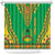 Personalised Guinea Bissau Shower Curtain Dashiki Pattern