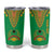 Personalised Guinea Bissau Tumbler Cup Dashiki Pattern - Wonder Print Shop