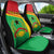 Personalised Guinea Bissau Car Seat Cover Coat Of Arms - African Pattern - Wonder Print Shop