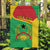 Personalised Guinea Bissau Garden Flag Coat Of Arms - African Pattern - Wonder Print Shop