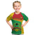 Personalised Guinea Bissau Kid T Shirt Coat Of Arms - African Pattern - Wonder Print Shop