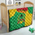 Personalised Guinea Bissau Quilt Coat Of Arms - African Pattern - Wonder Print Shop