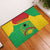 Personalised Guinea Bissau Rubber Doormat Coat Of Arms - African Pattern - Wonder Print Shop