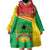 Personalised Guinea Bissau Wearable Blanket Hoodie Coat Of Arms - African Pattern - Wonder Print Shop