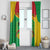 Personalised Guinea Bissau Window Curtain Coat Of Arms - African Pattern - Wonder Print Shop