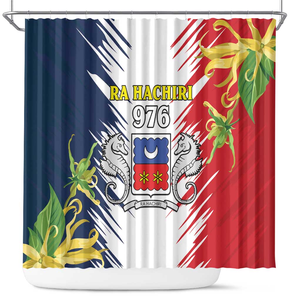 Ra Hachiri 976 Shower Curtain Coat Of Arms With Ylang Ylang