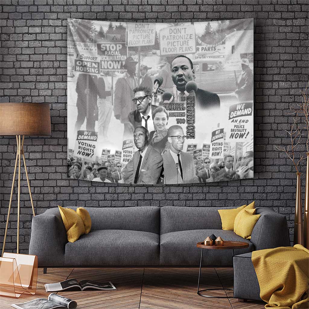 Civil Rights Leaders Tapestry Freedom Is Equal Housing Too