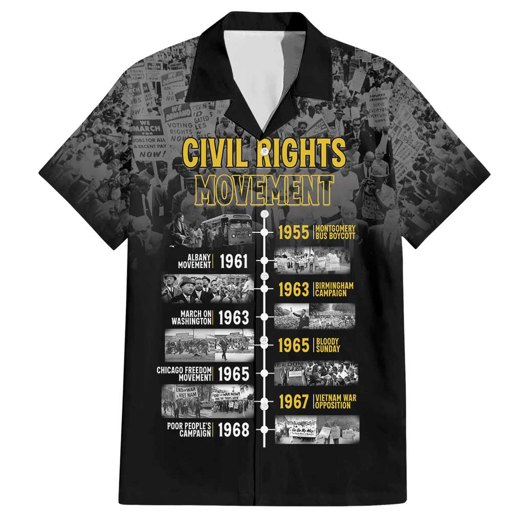 Black History Month Hawaiian Shirt Civil Rights Movement