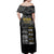 Black History Month Off Shoulder Maxi Dress Civil Rights Movement